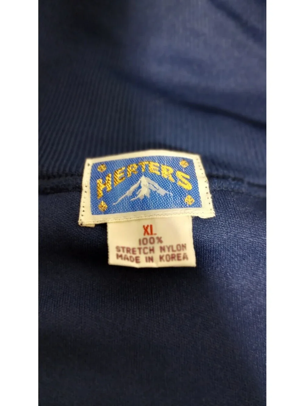 RARE Vintage HERTERS Track Suit Blue White Stripe Athletic Retro Old School XL